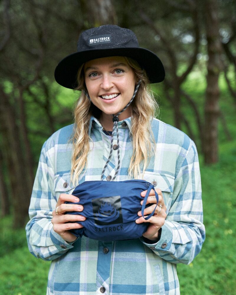 Vanale Women’s Blue Packable Waterproof Jacket - Image 6