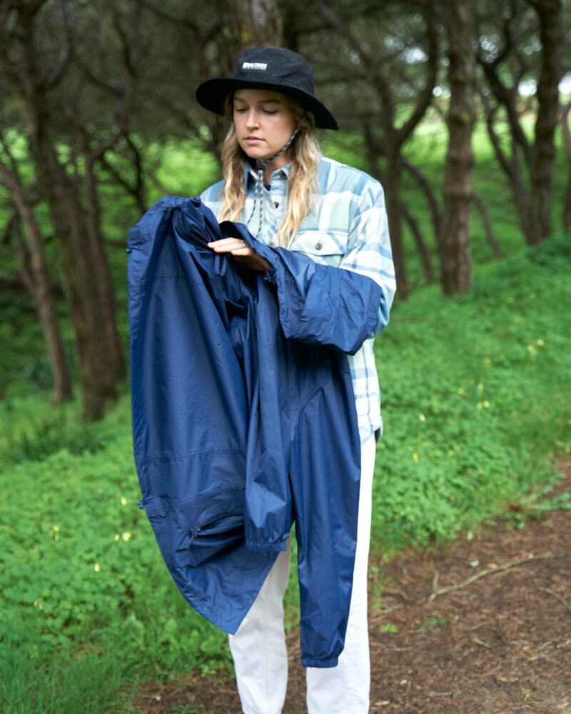 Vanale Women’s Blue Packable Waterproof Jacket - Image 9