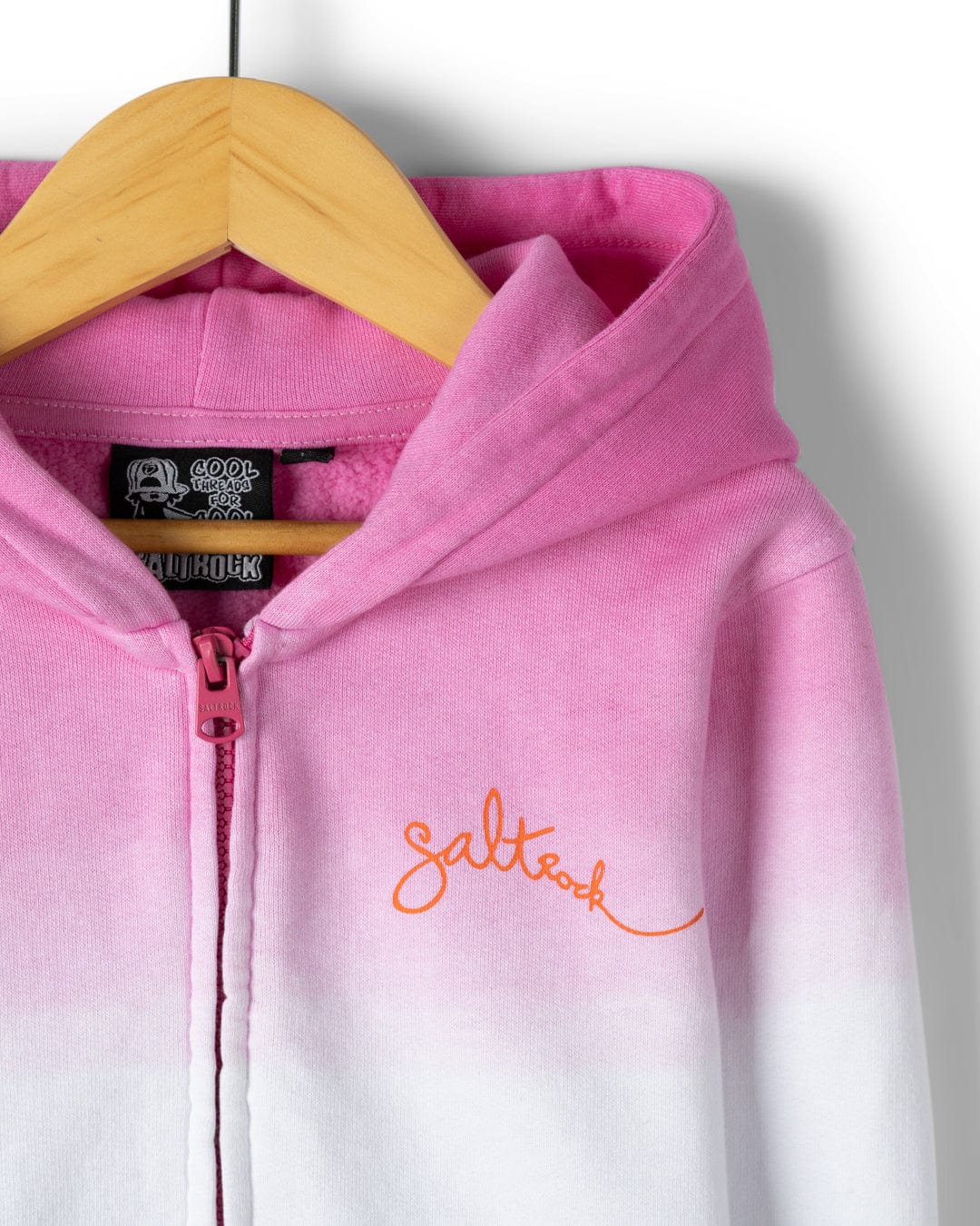 Vanale Kids’ Pink Zip-Up Hoodie - Image 2