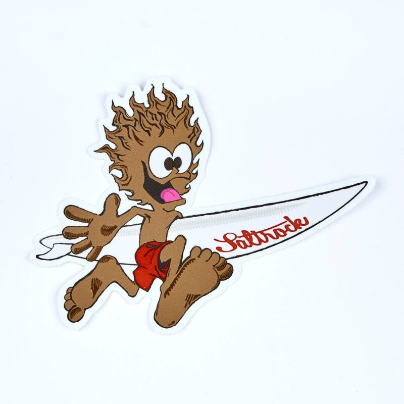 Vanale Brown Running Man Sticker