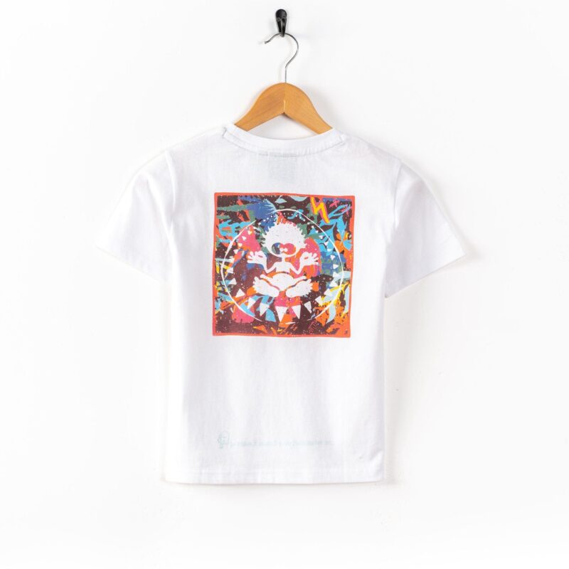 Vanale Kids’ White Graphic Cotton T-Shirt