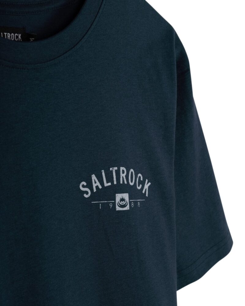 Vanale Men’s Blue Padstow Graphic Cotton T-Shirt - Image 3